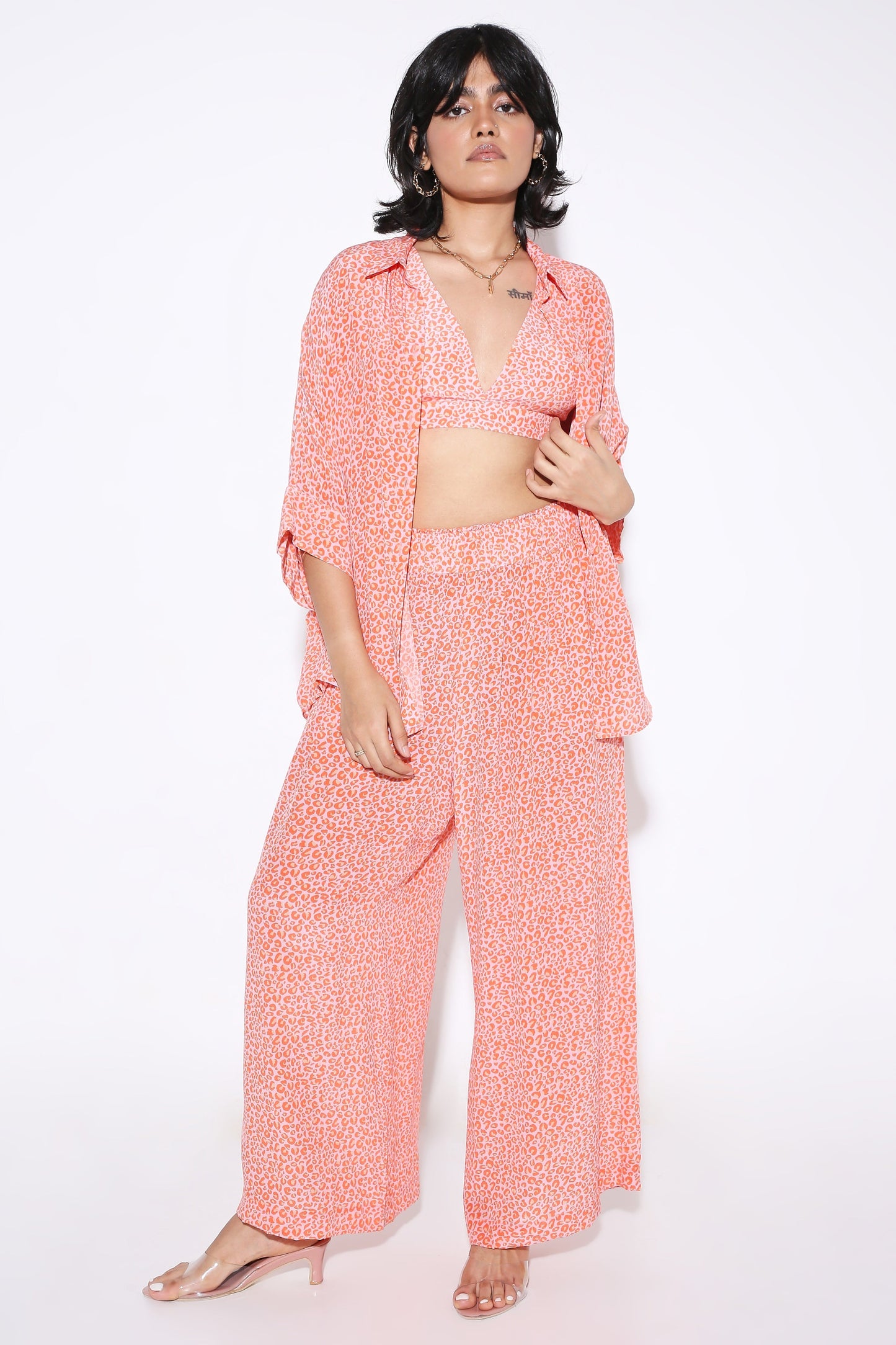 Relaxed Fit Pants - Print-Pants - Monokrom