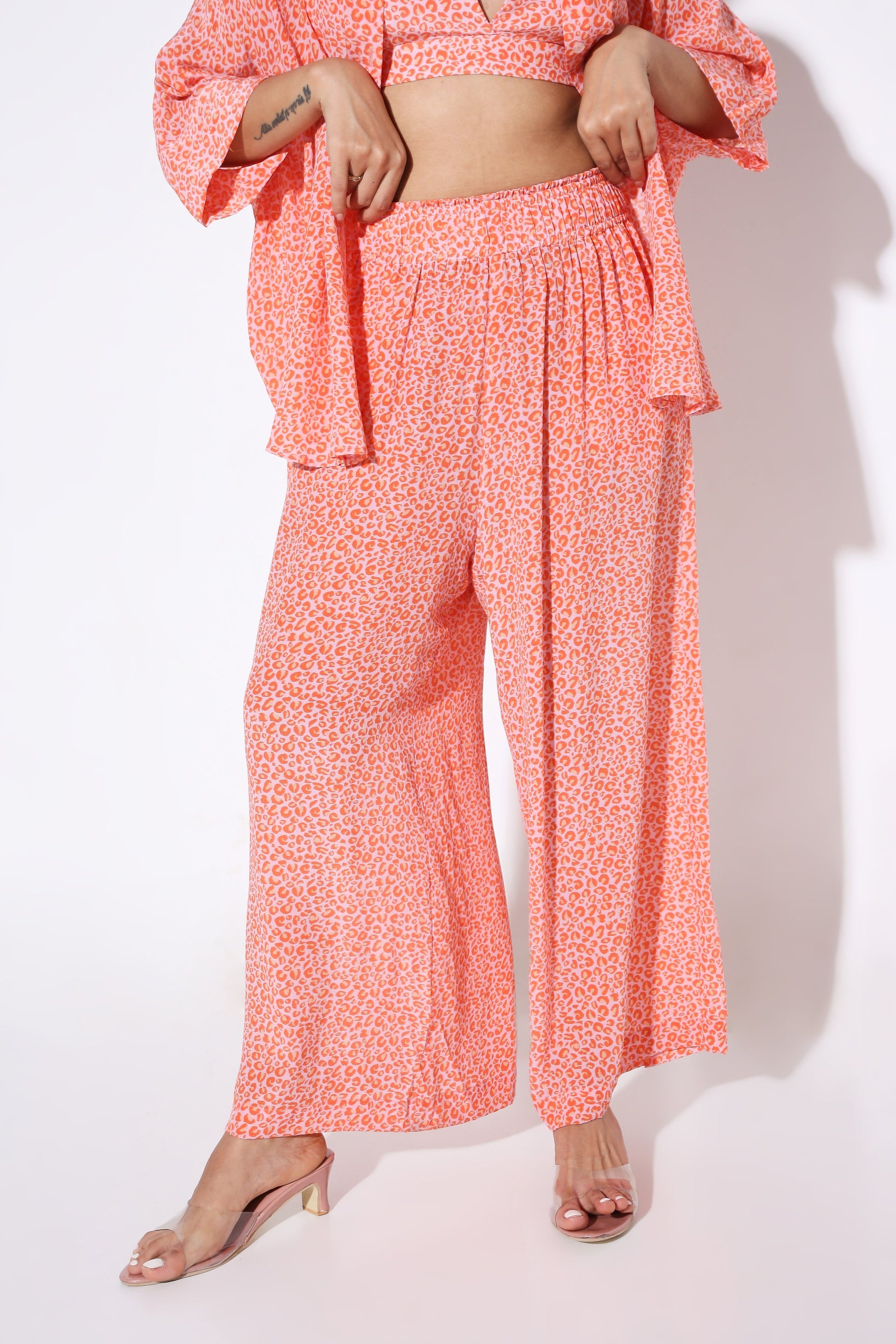 Relaxed Fit Pants - Print-Pants - Monokrom