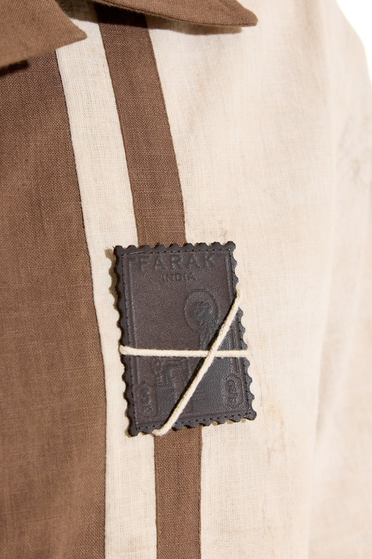 Stripe Beige Polo Shirt