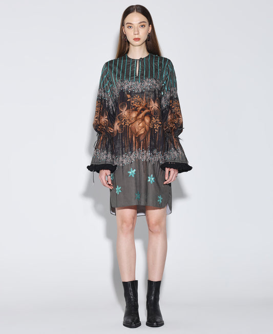 TIMBER HEART Embellished Dress