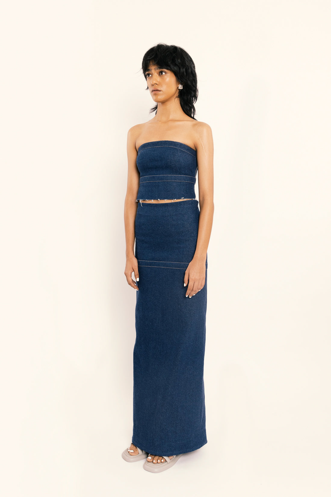 FELLED SEAM SKIRT