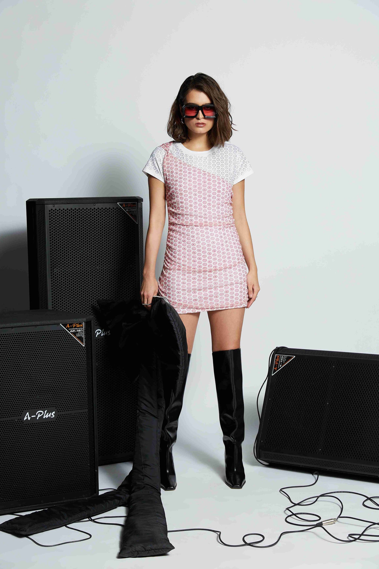 Polka Mini Dress