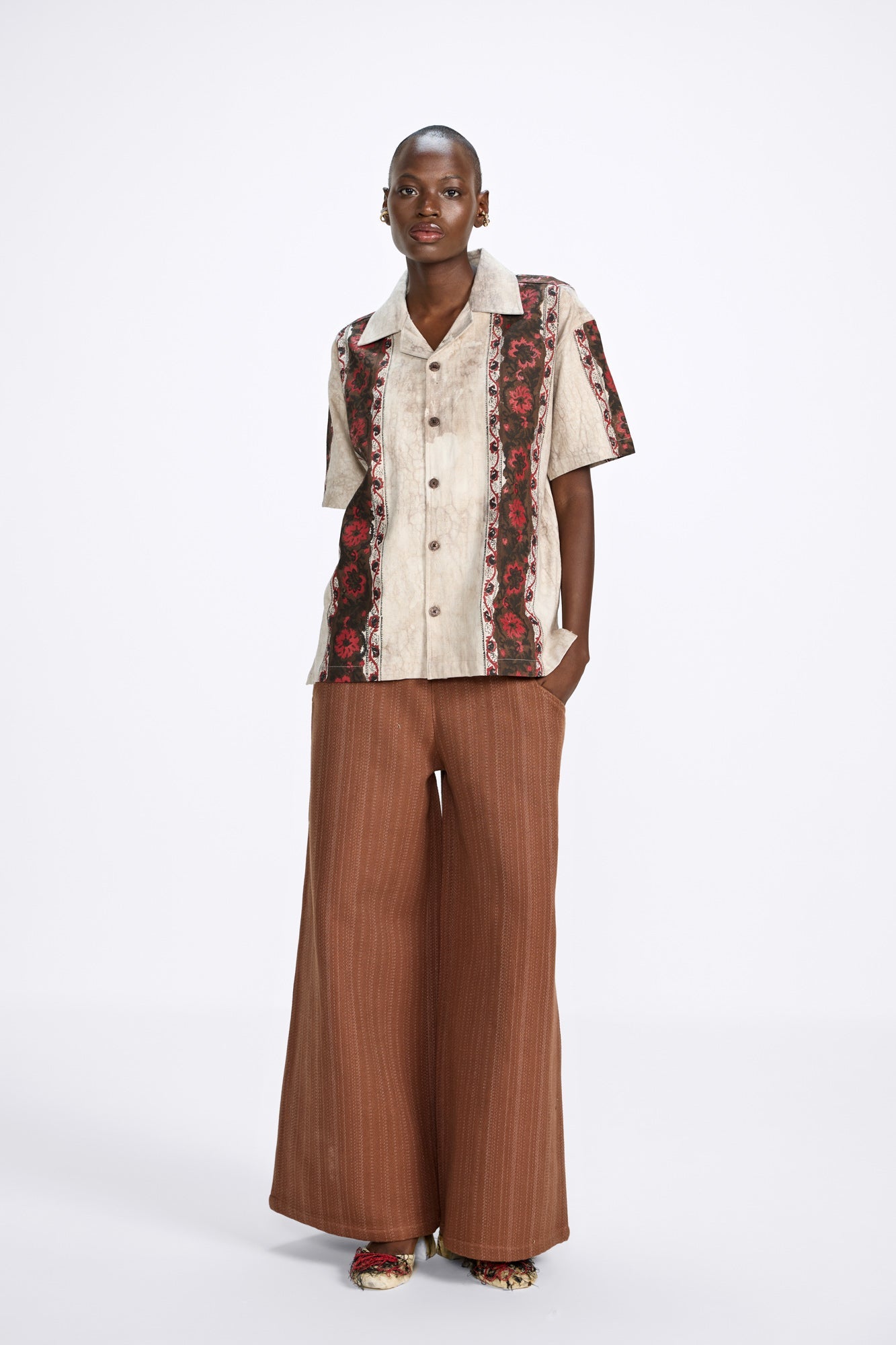 Bagru Stripe Handmade Shirt