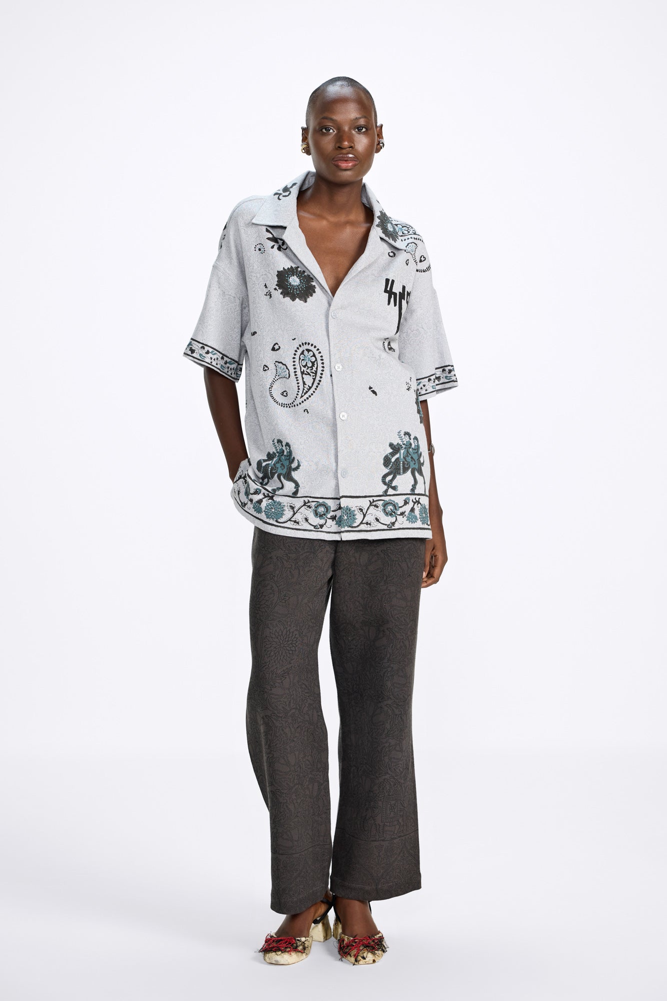 Raat ki Rani' Handmade Shirt