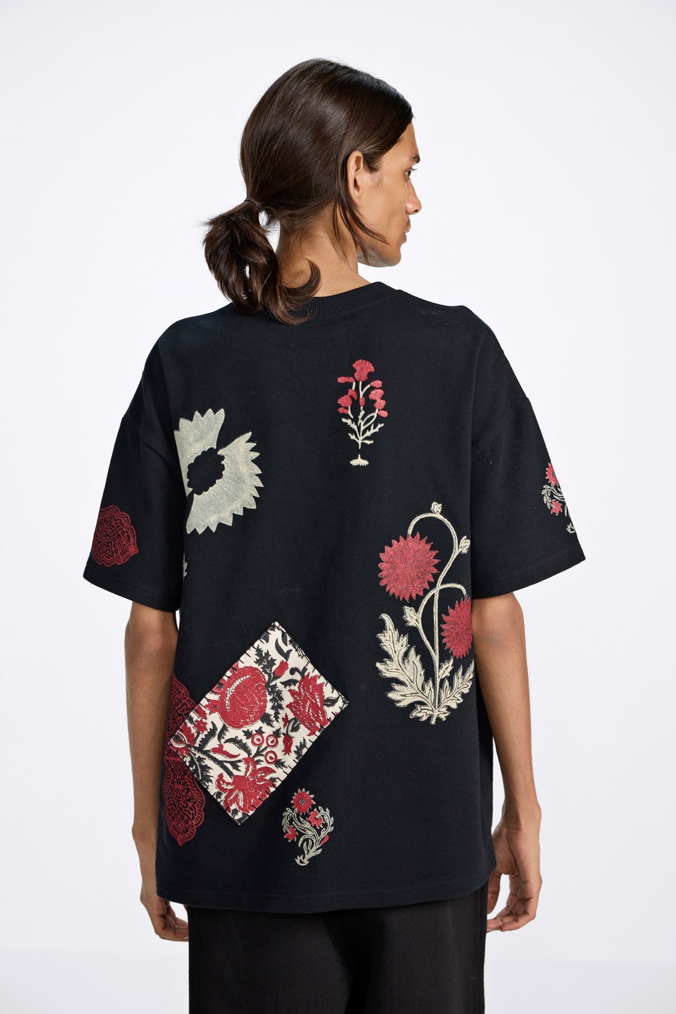 Thinking Loud' Block-Printed T-shirt