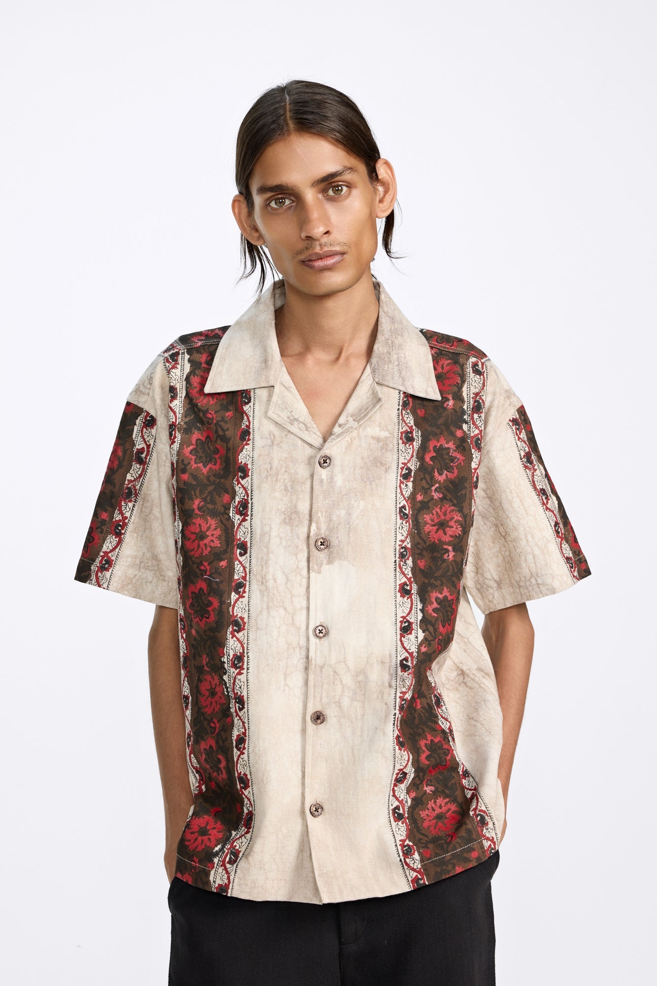 Bagru Stripe Handmade Shirt