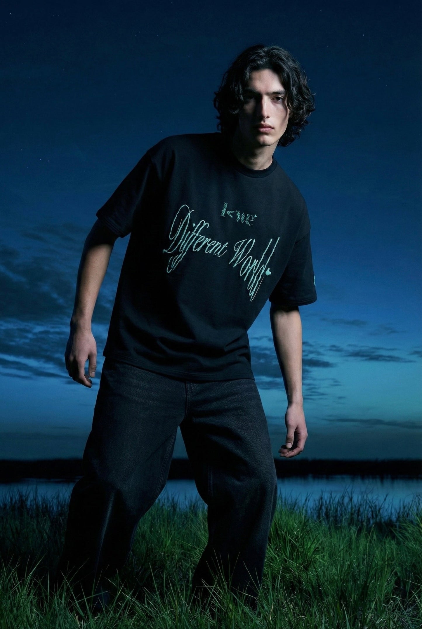 Different World Tee Black
