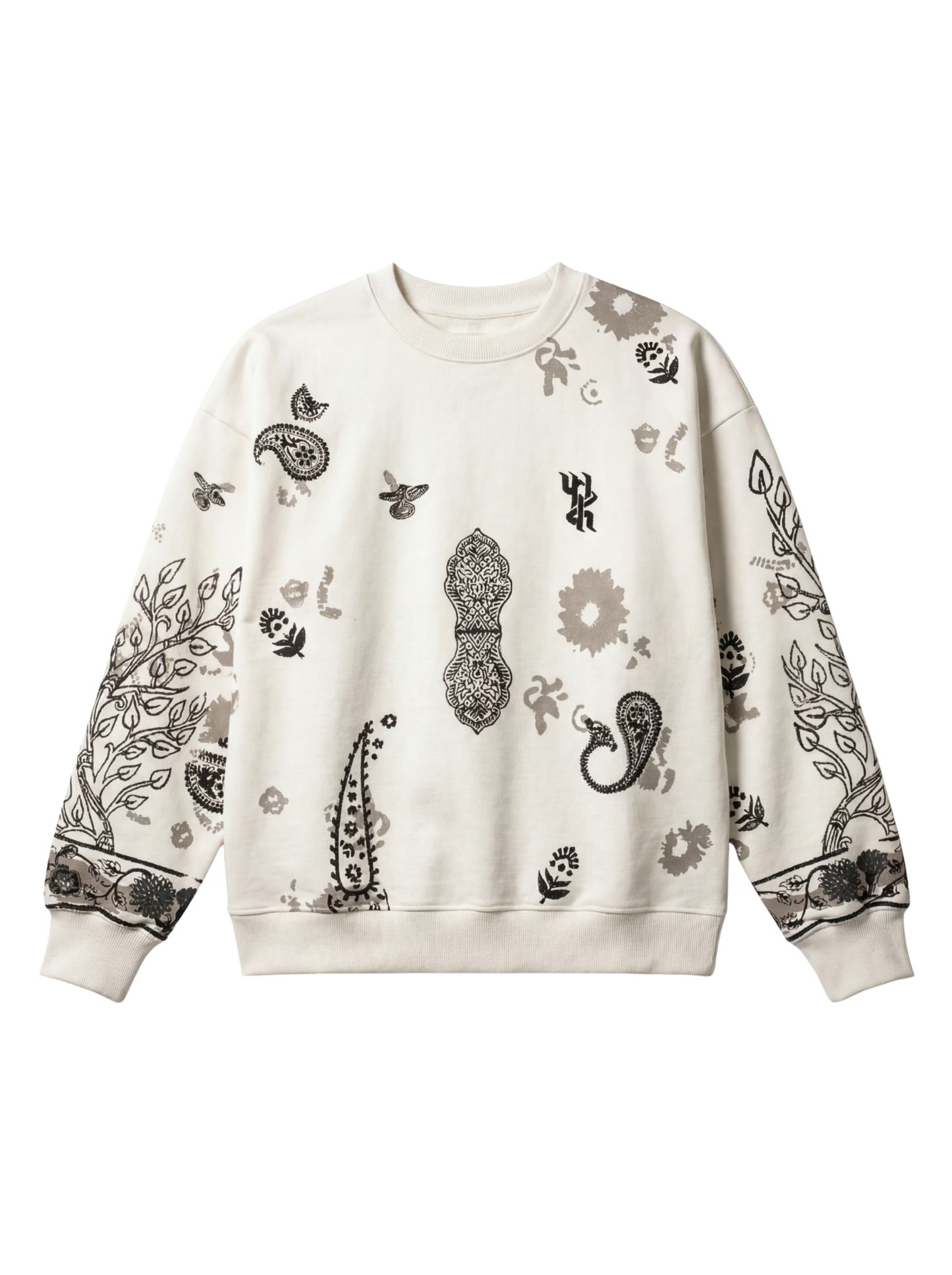 Raanjha' Blockprinted Sweatshirt