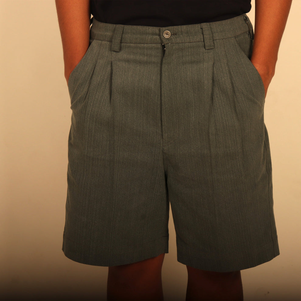 Unisex Pleated Shorts