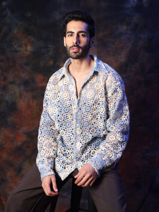 FROST CROCHET SHIRT