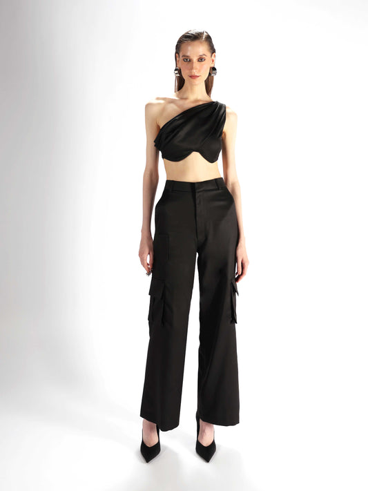 Noire Cargo and Underwire Top Set