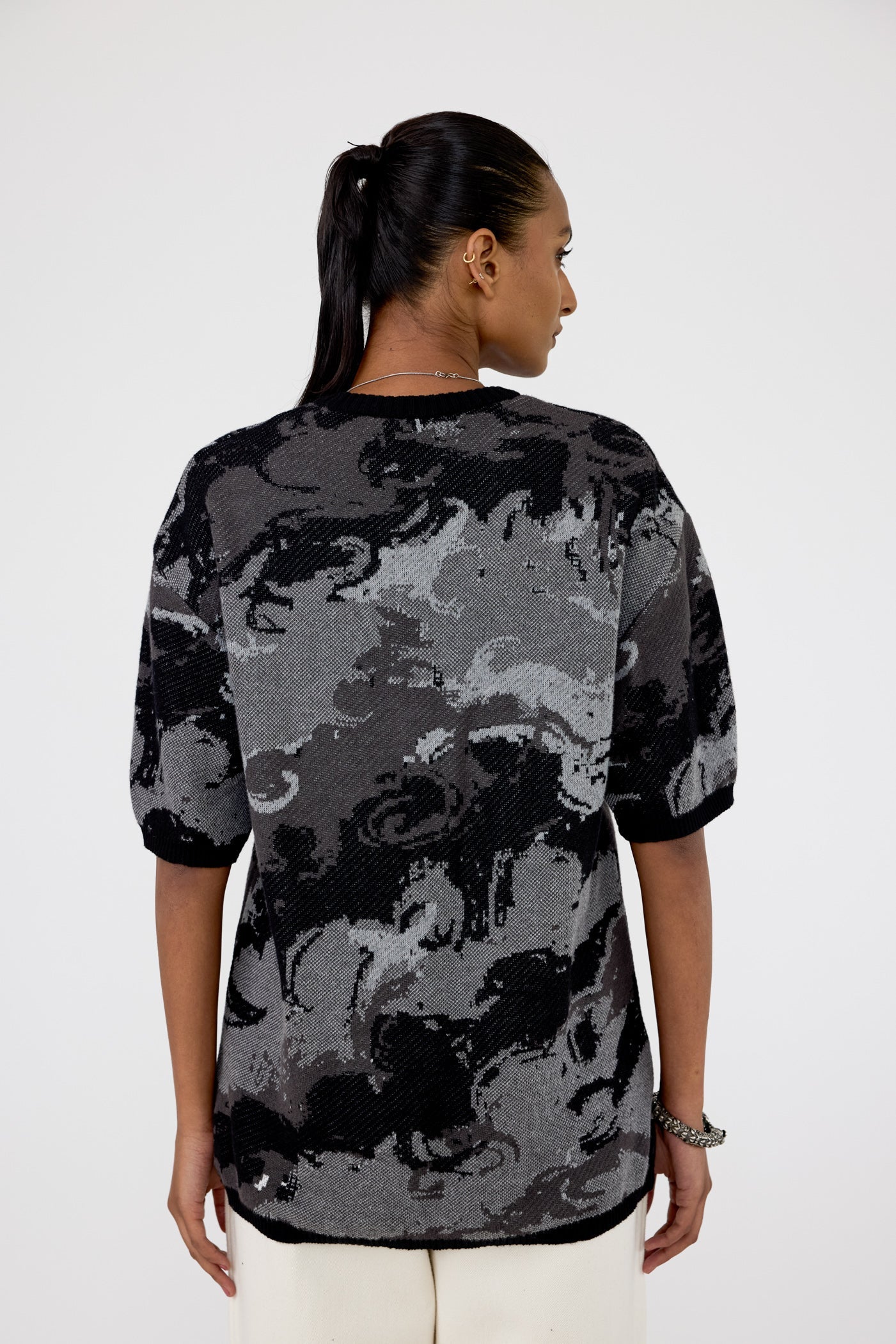 Leap of Faith' jacquard T-shirt