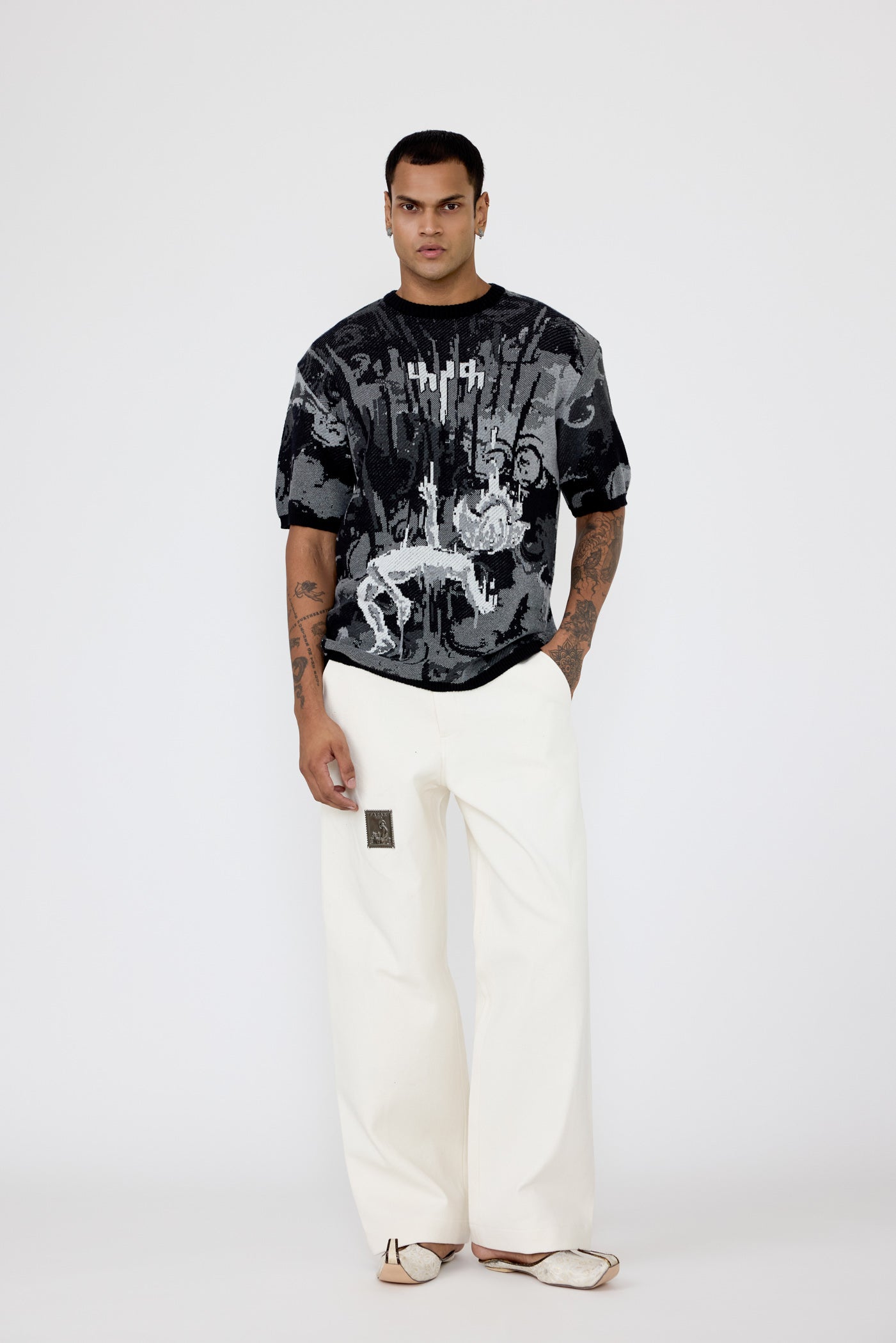 Leap of Faith' jacquard T-shirt