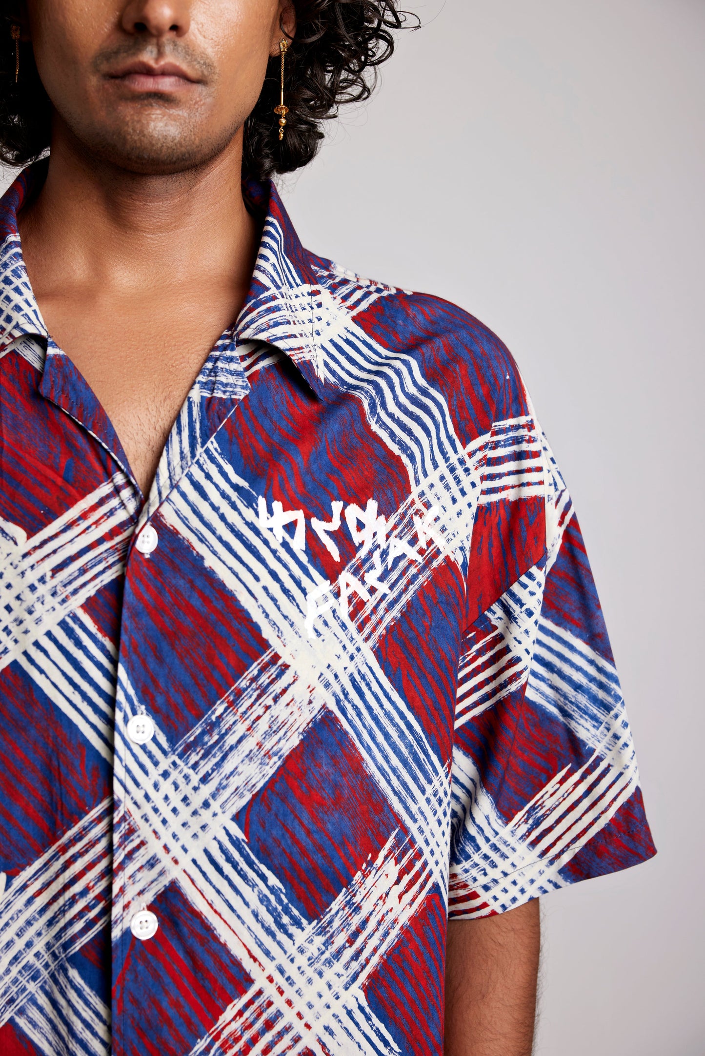 The Criss-cross Bagru - Shirt