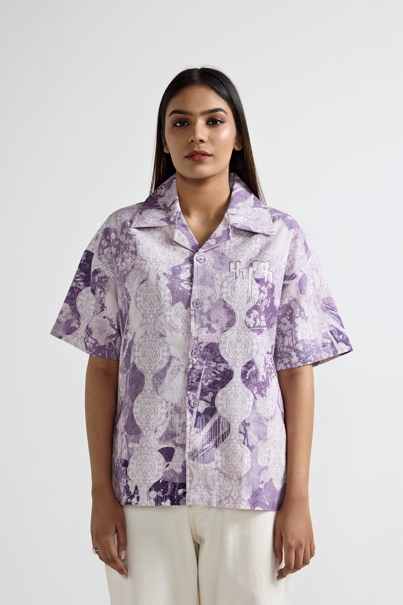 Purple Abstract Shirt