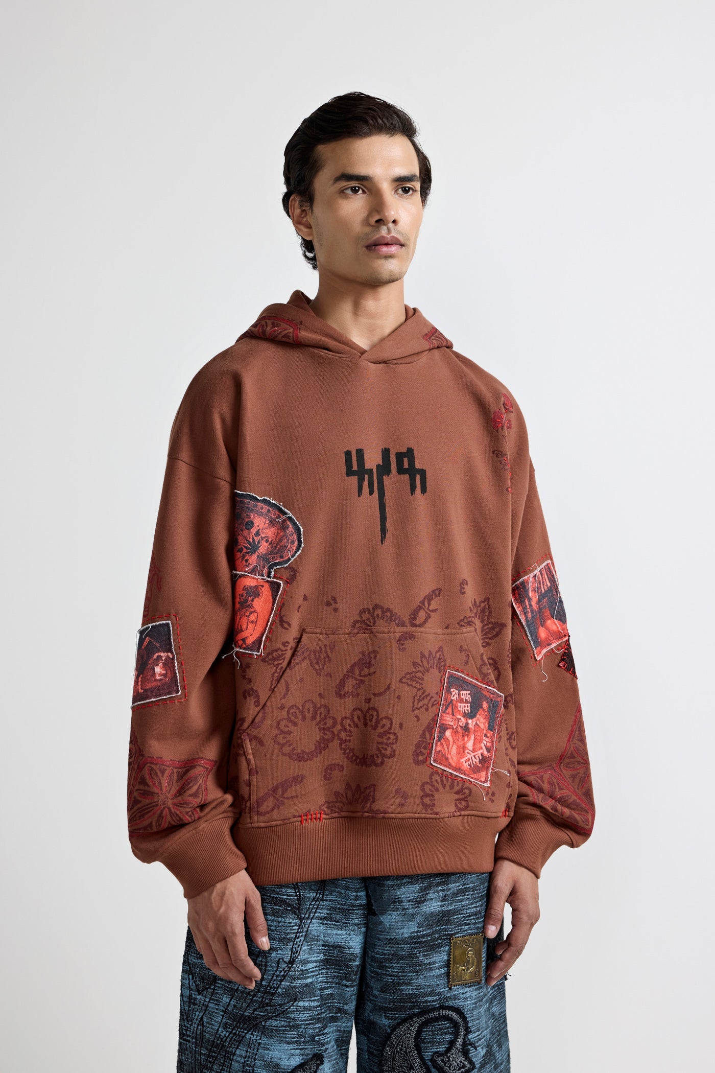 Mehfil Block-Printed Hoodie