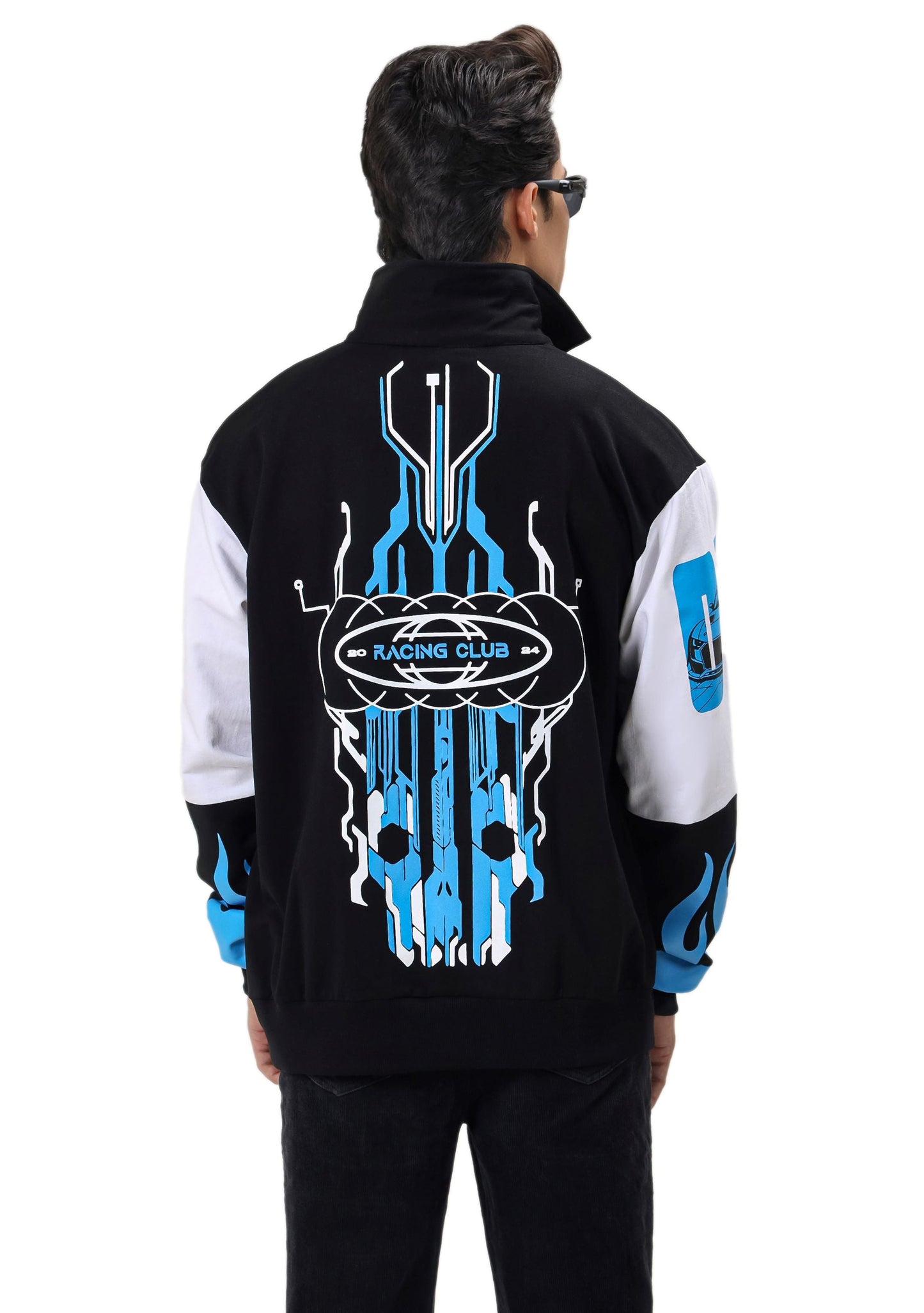 BLACK & BLUE RACING ZIPPER