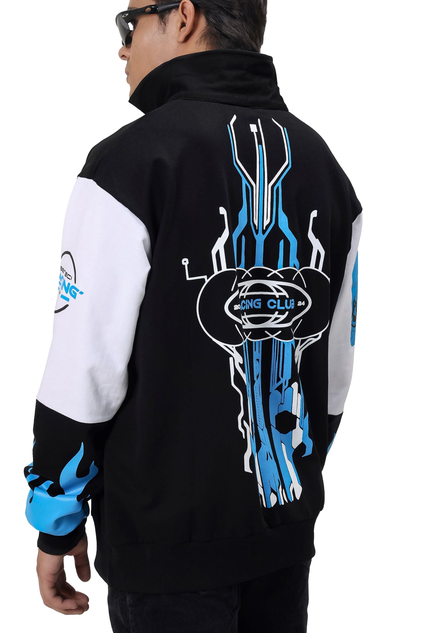 BLACK & BLUE RACING ZIPPER