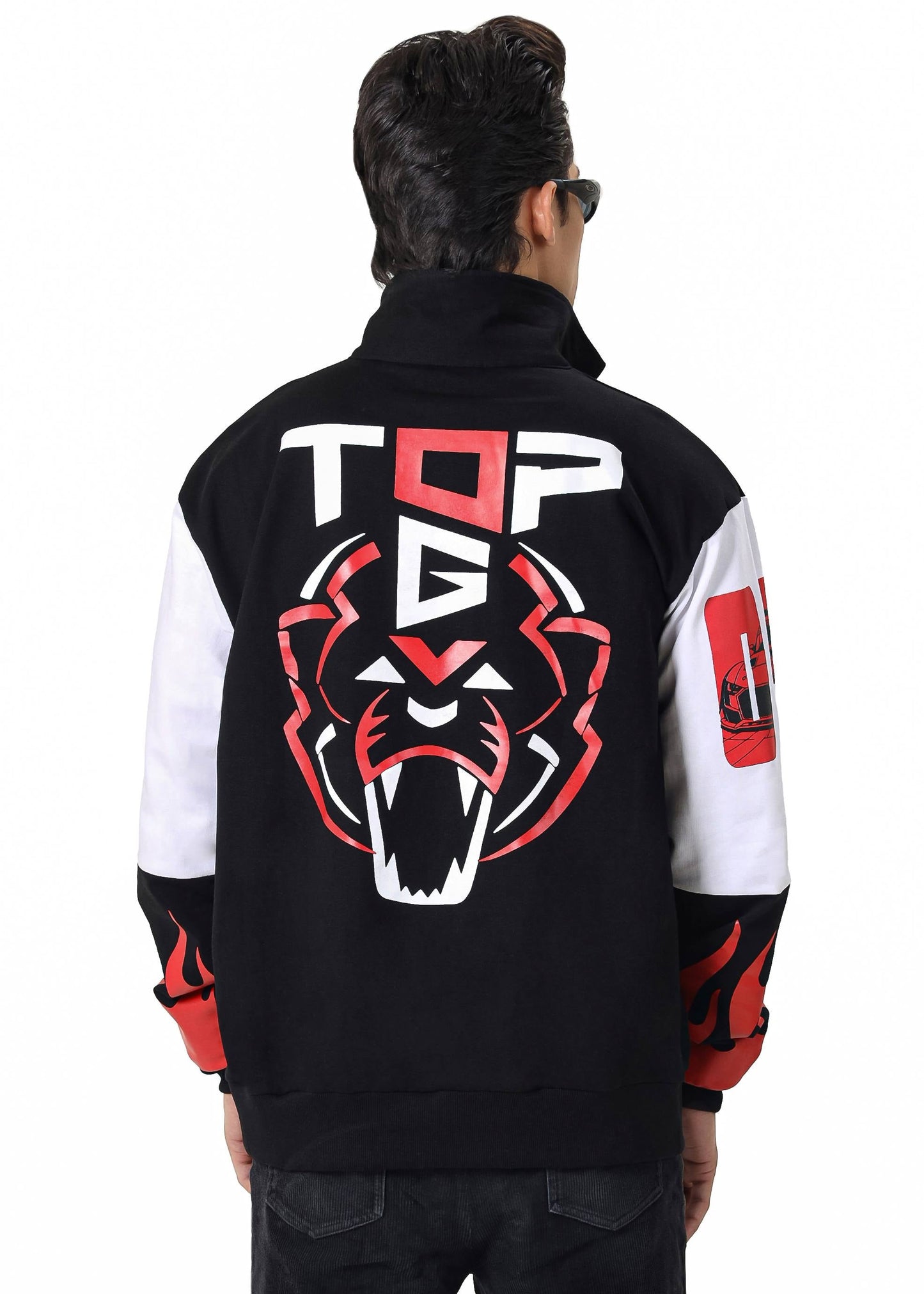 BLACK & RED RACING ZIPPER