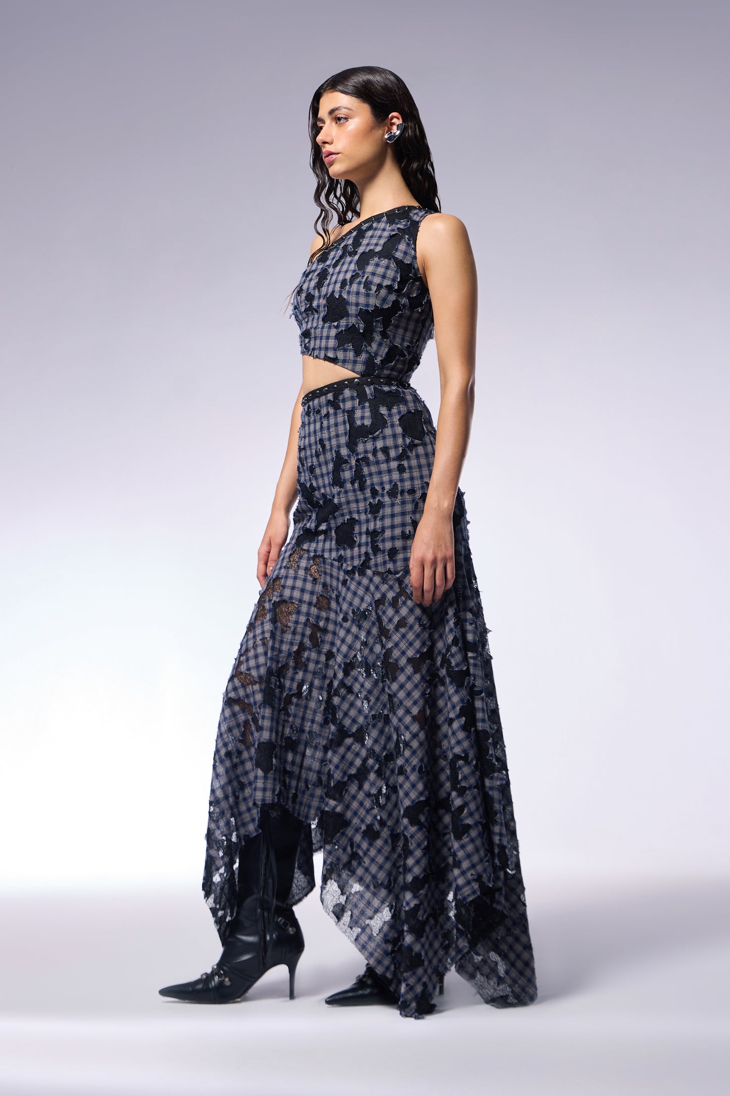 Decostructed Maxi Dress