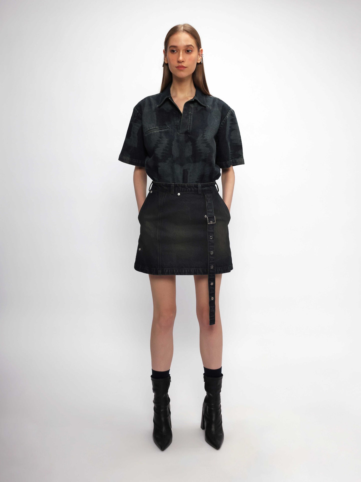 Mini Denim Skirt