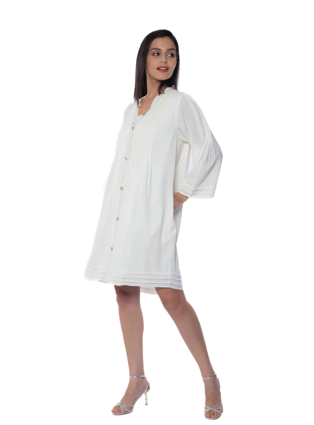 Veronica Pintuck Dress