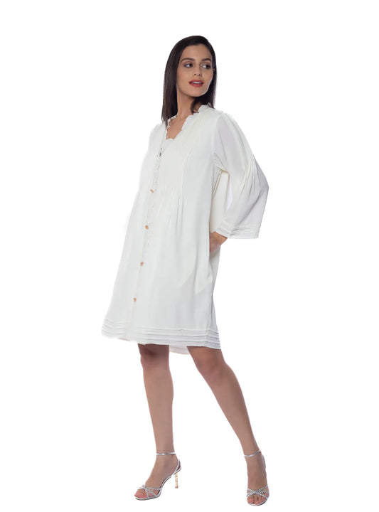 Veronica Pintuck Dress