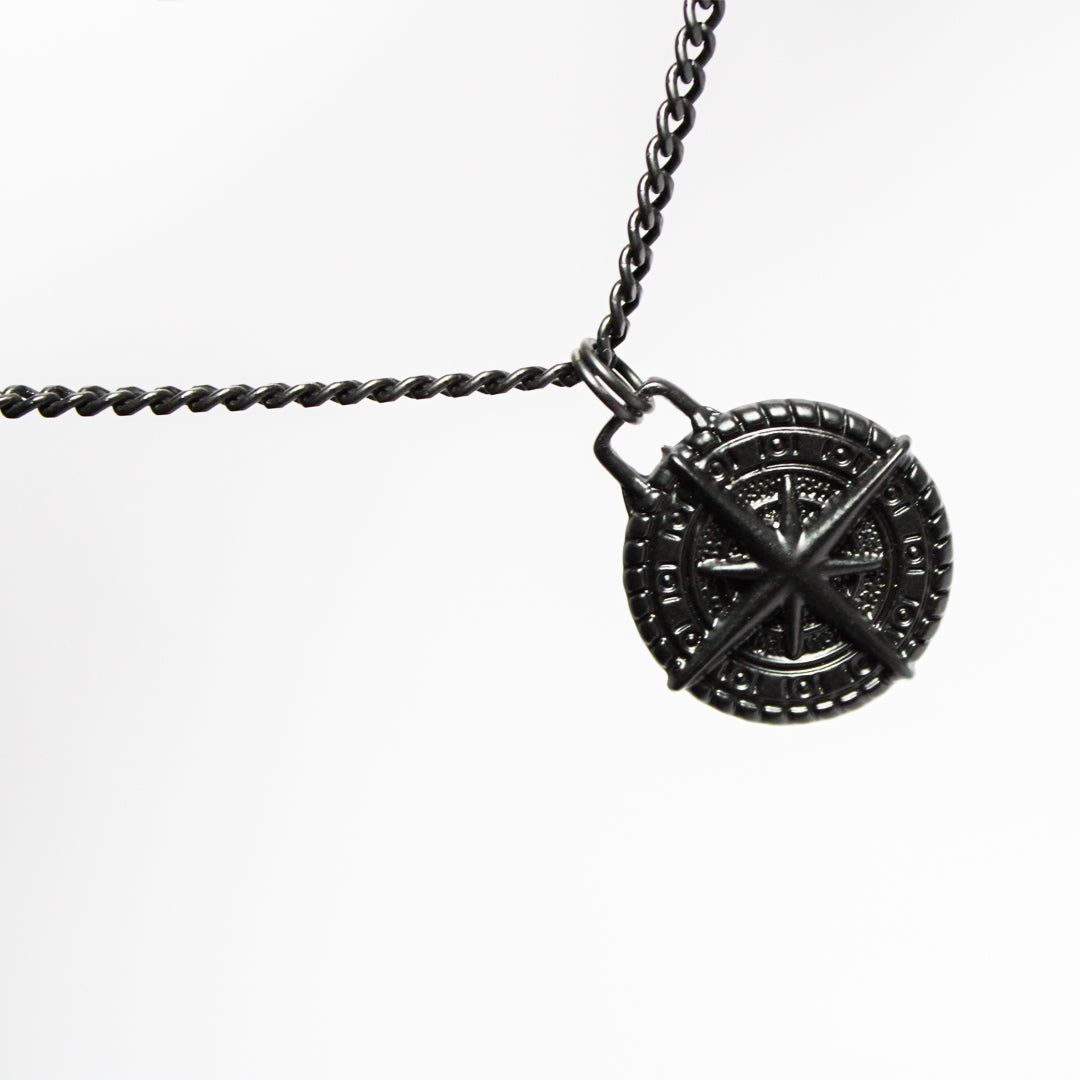 Black Compass Necklace