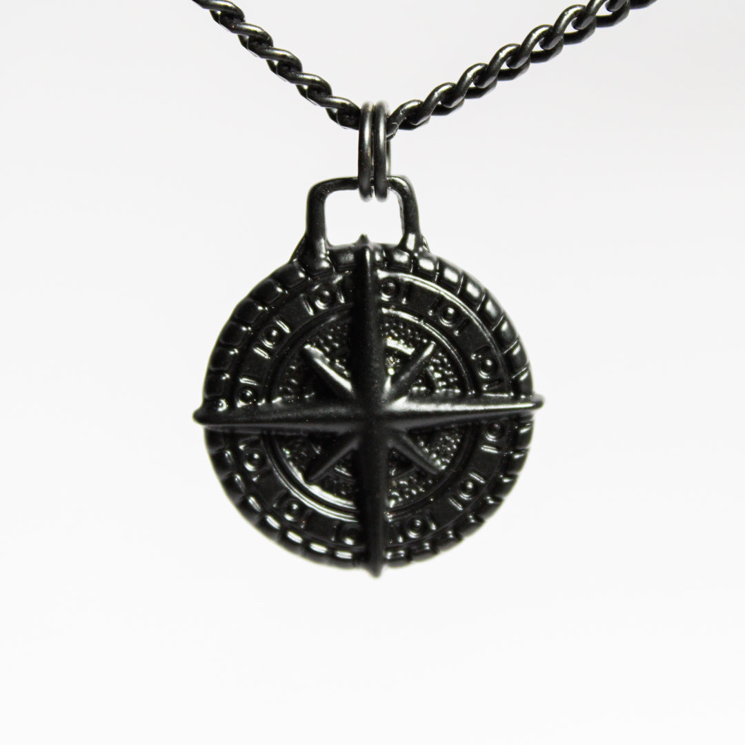 Black Compass Necklace