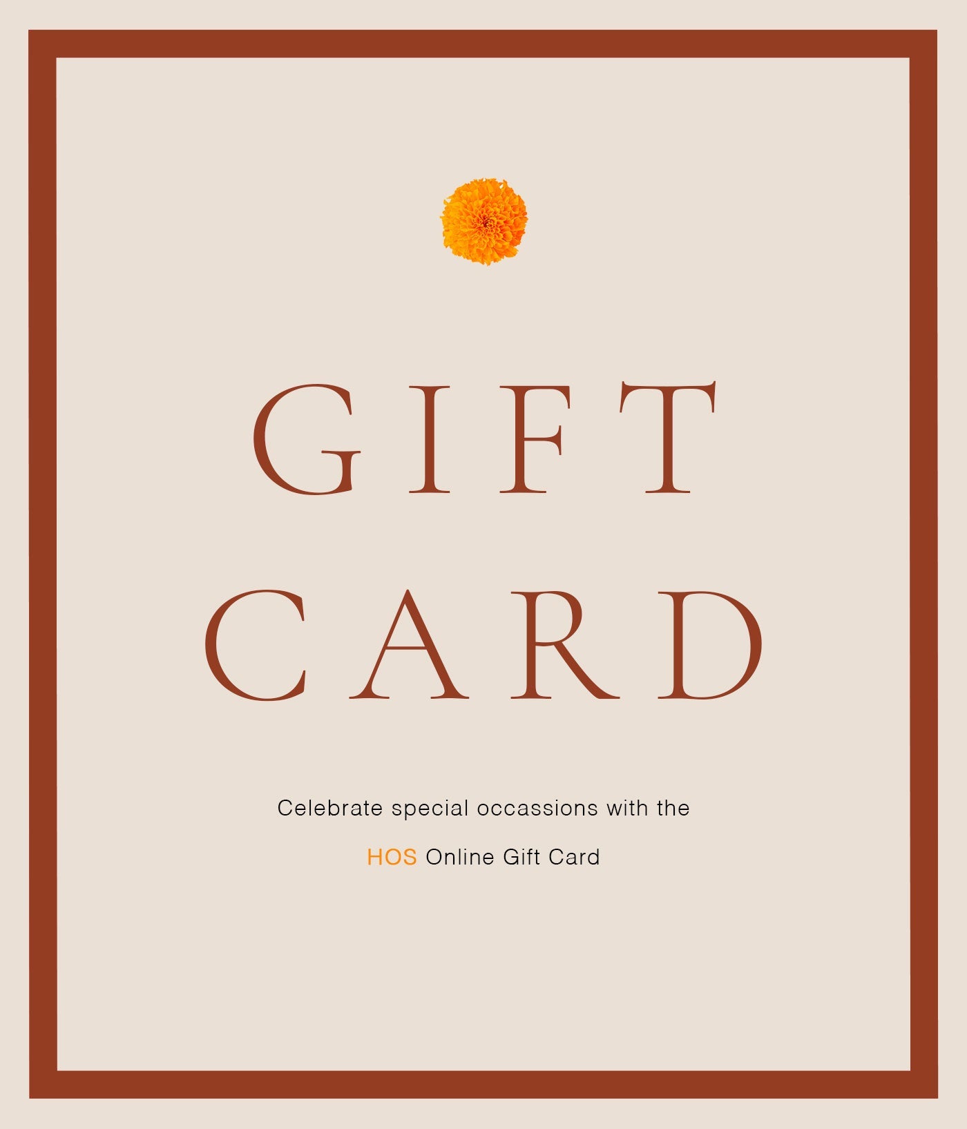 HOS GIFT CARD