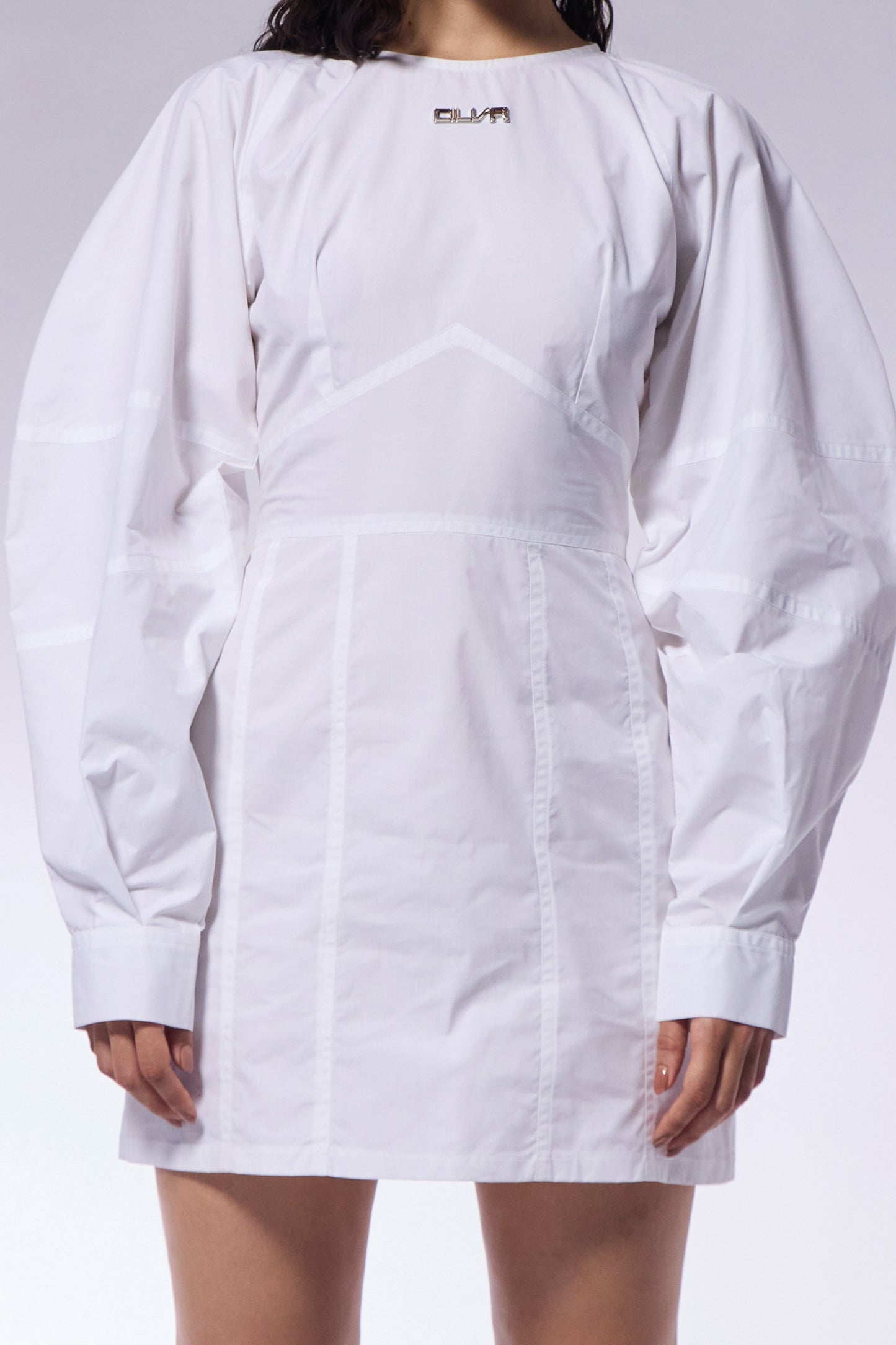 White Poplin Shirt Dress