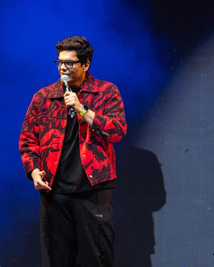 Tanmay Bhatt in Unisex Obsession Handmade - Jacket