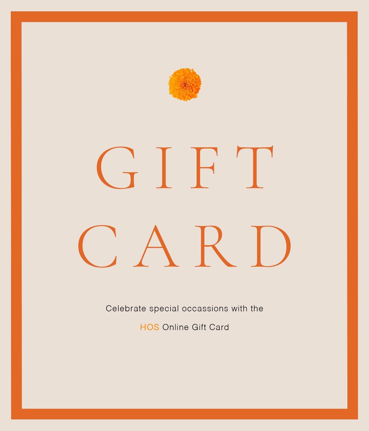 HOS GIFT CARD