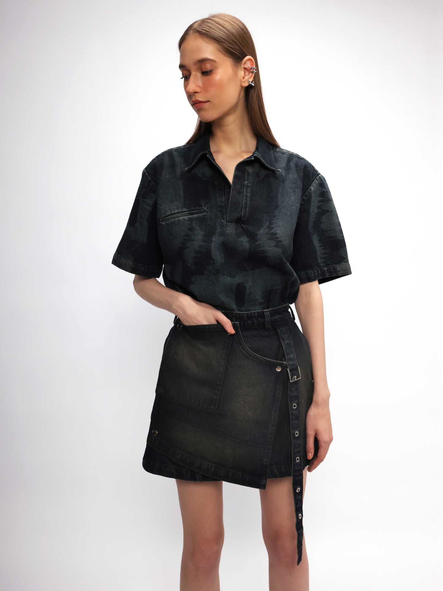 Mini Denim Skirt