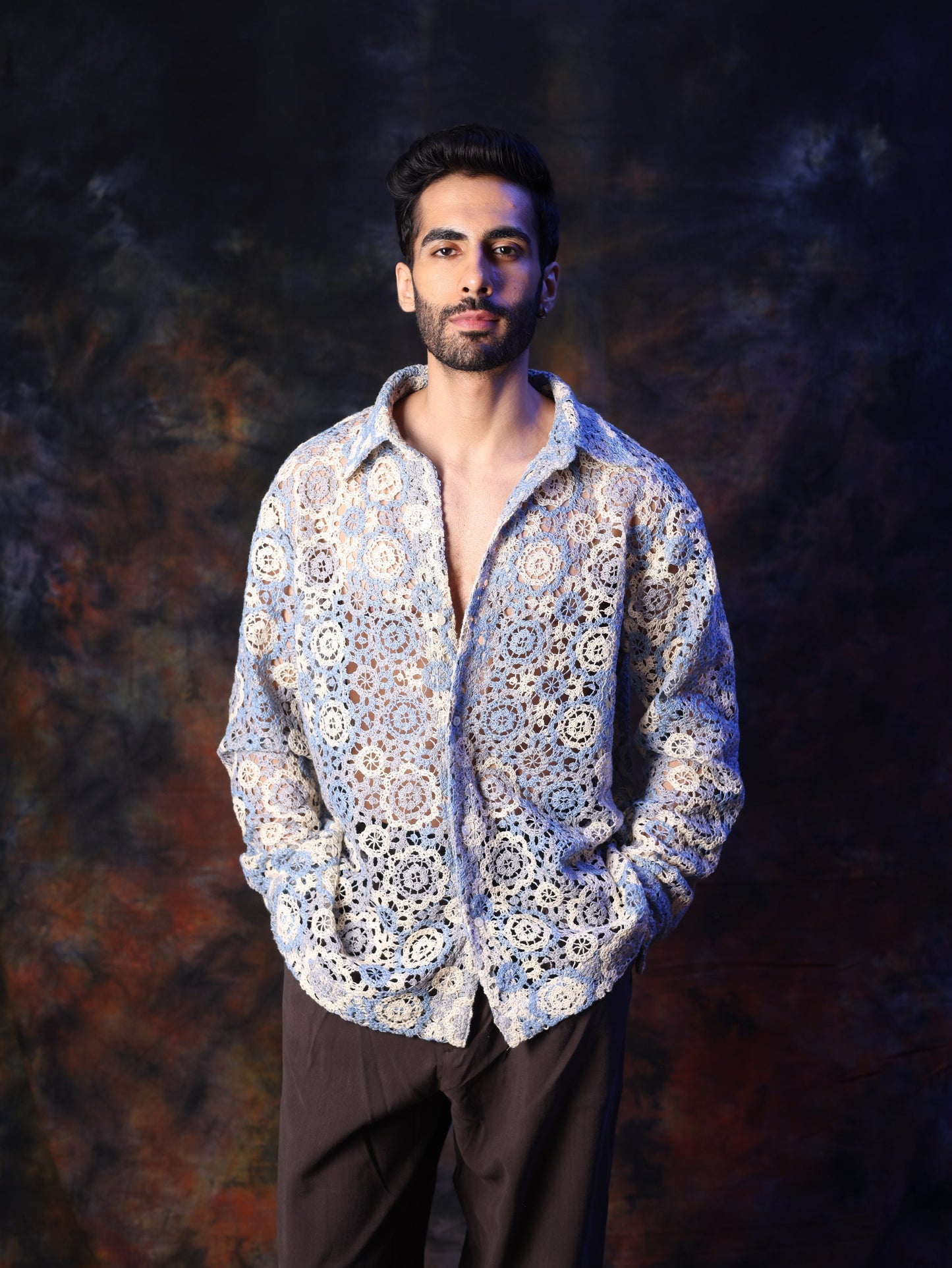 FROST CROCHET SHIRT