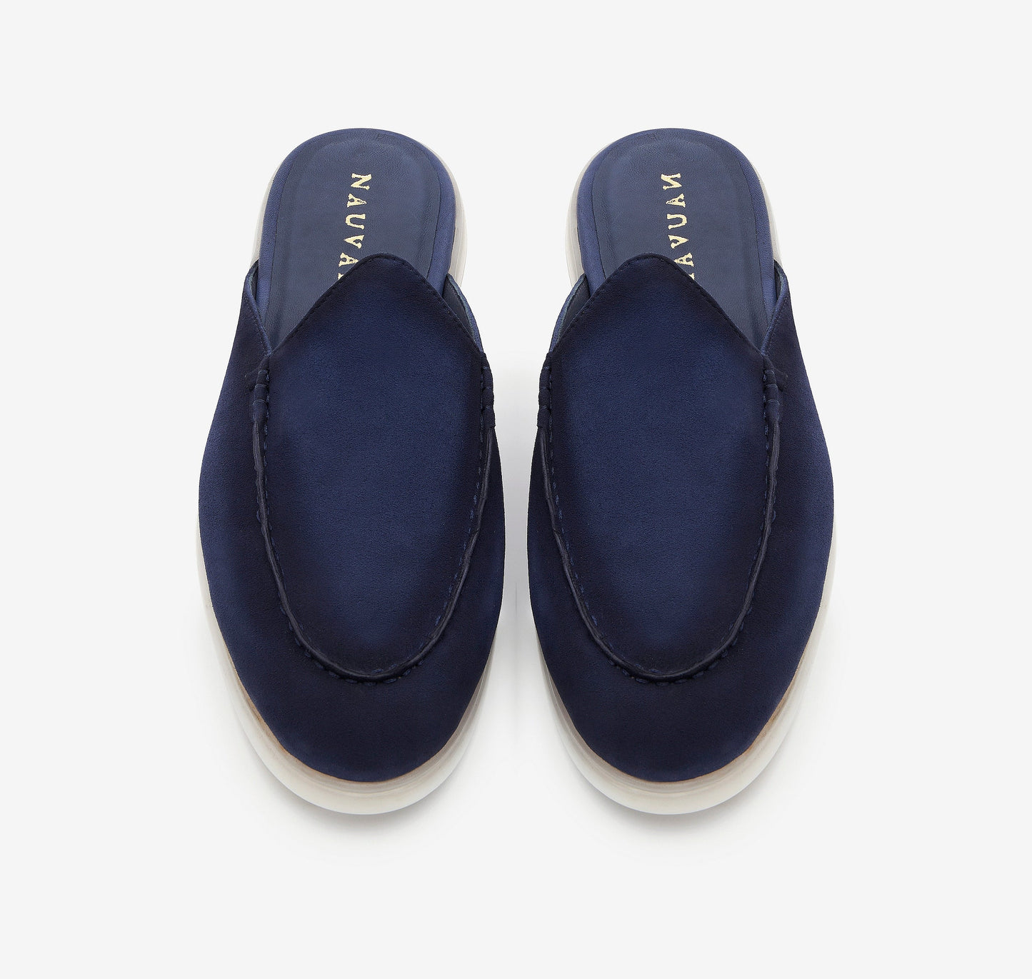Nagra Mule | Deep Blue Suede