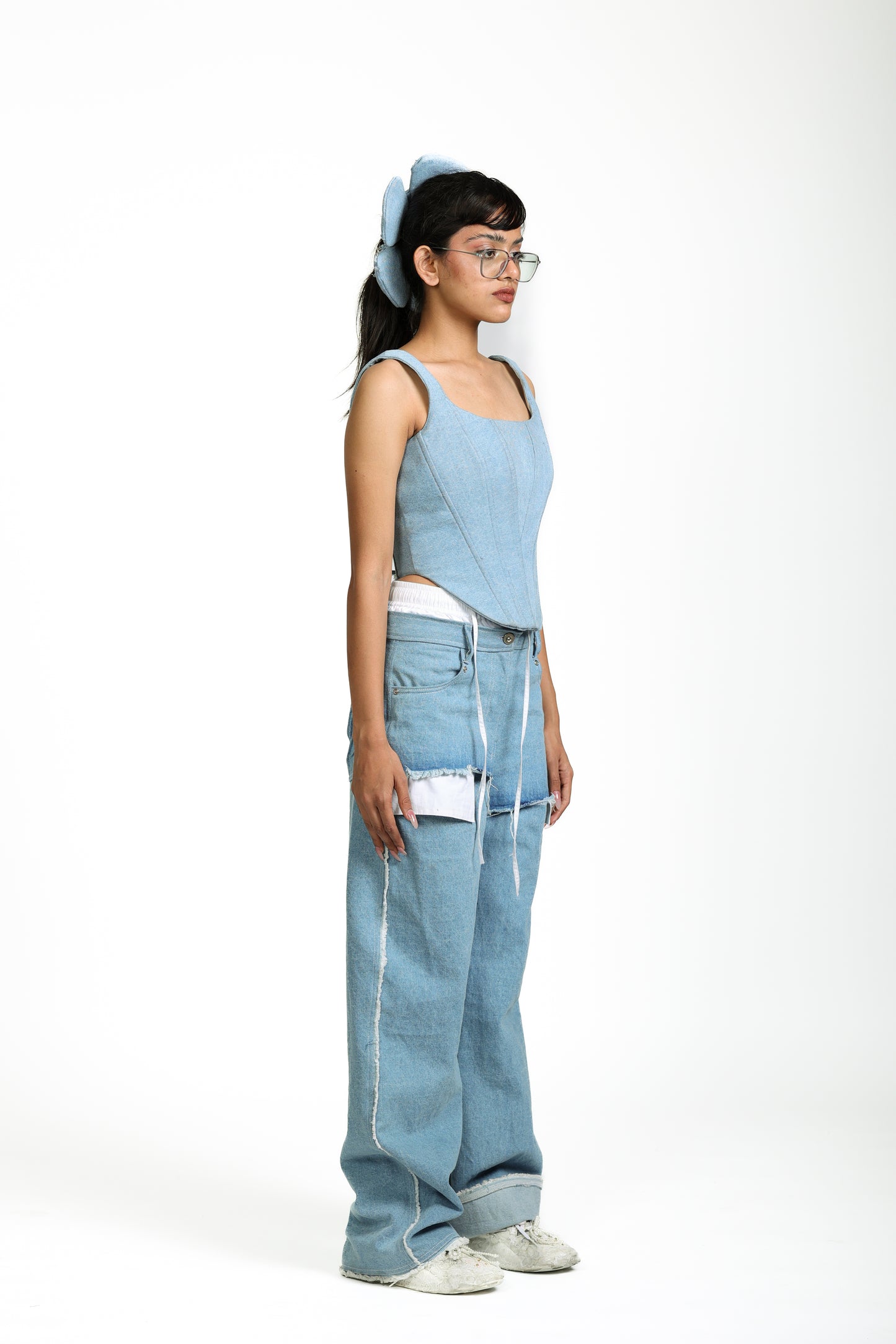 DENIM CORSET
