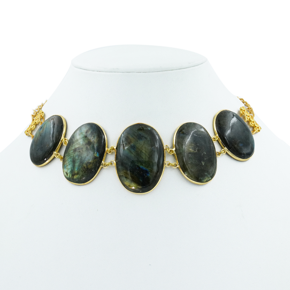 LABRADORITE CHOKER