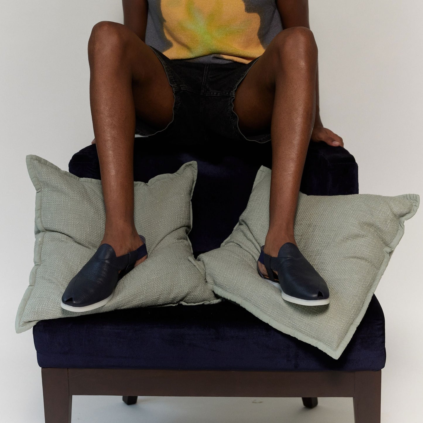Summer Peshauri | Deep Blue Leather