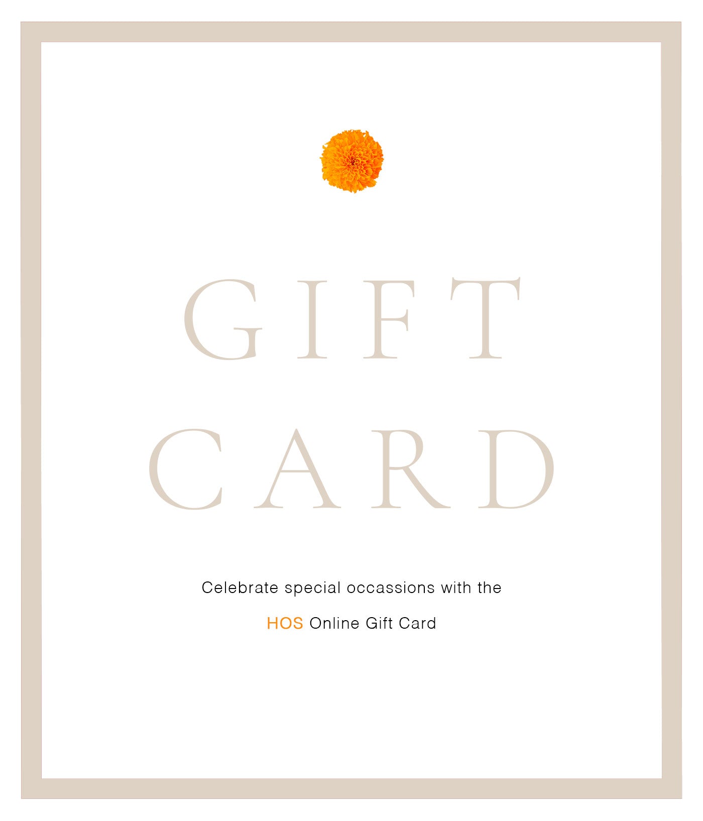 HOS GIFT CARD