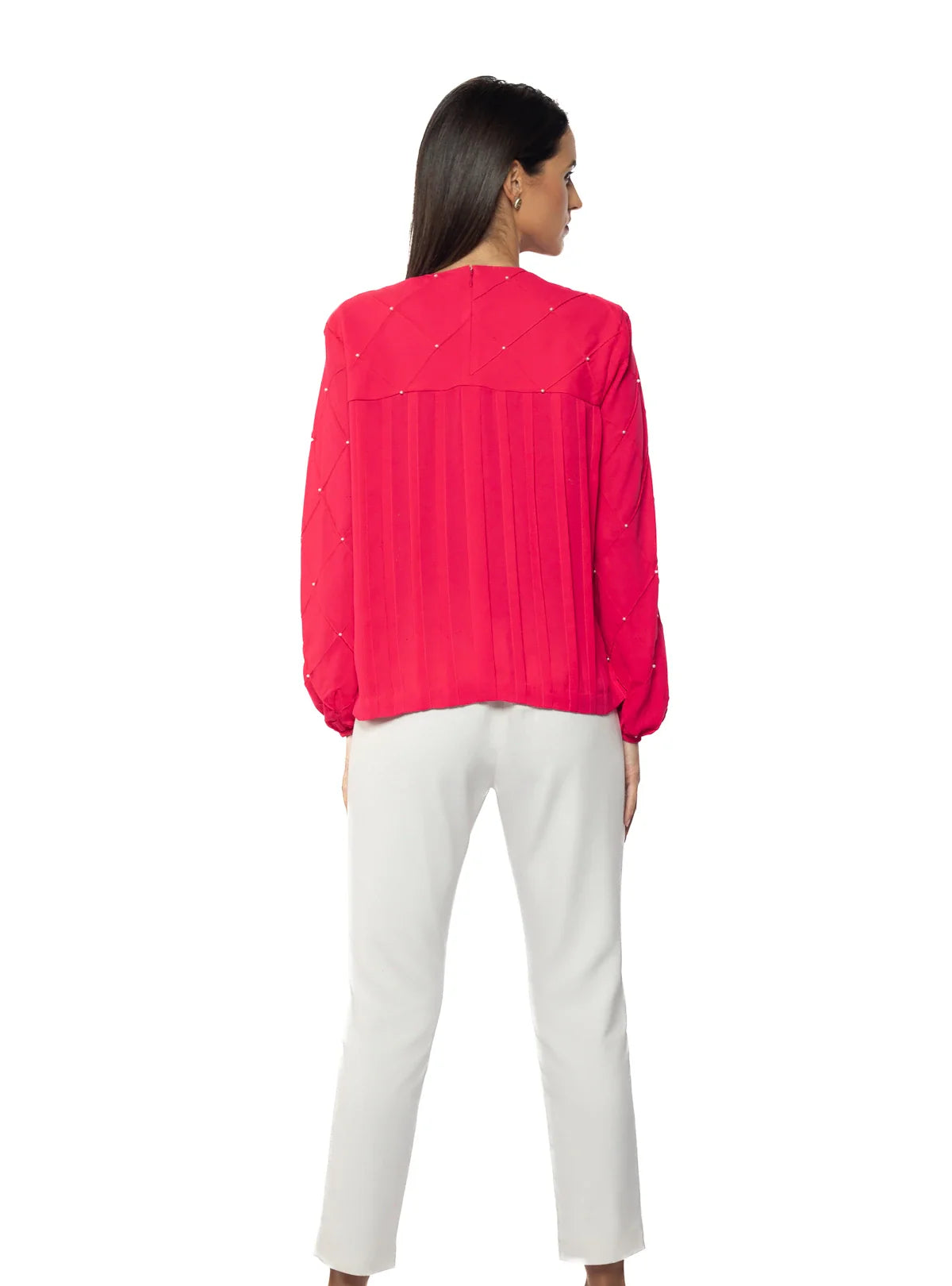Claire Pearl Detail Top