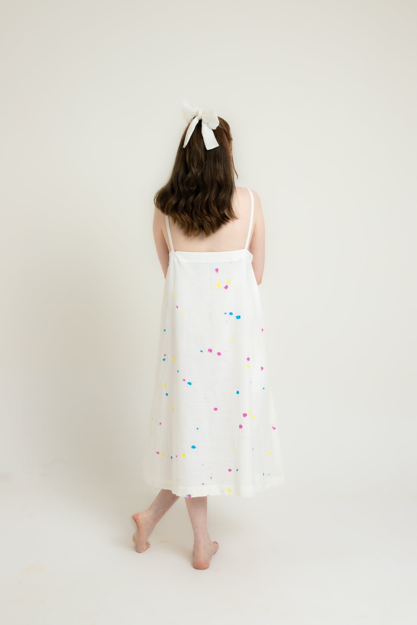 Stone Slip Dress - Chalk Collection