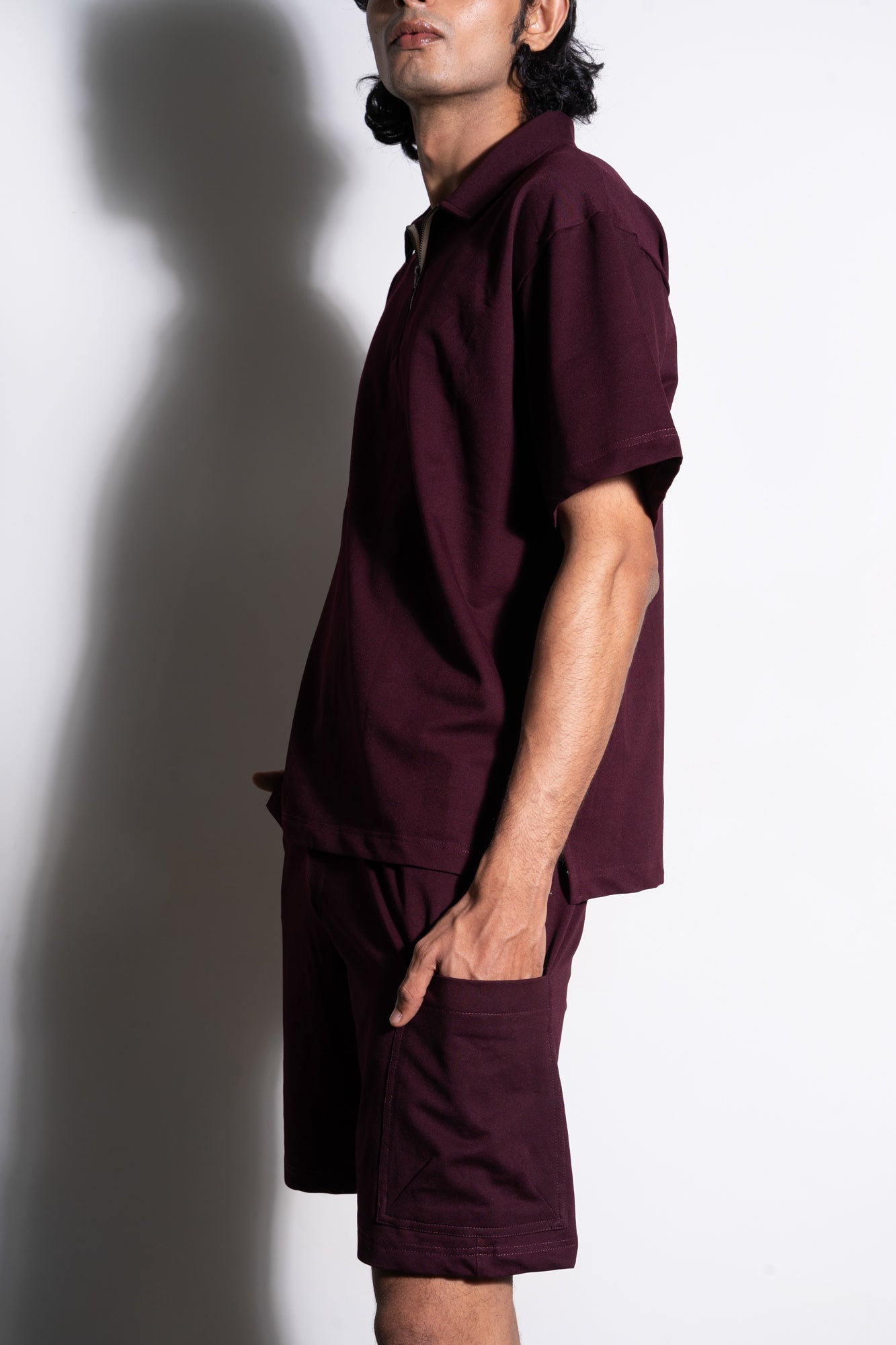Maroon Oak Co-ord Set