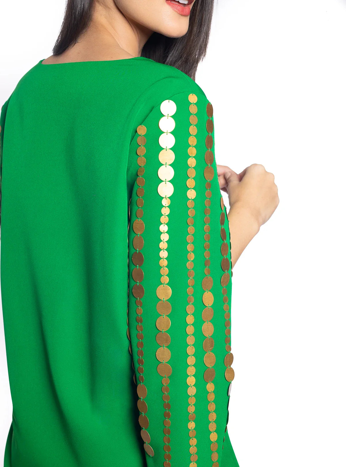 Amon Gold Coin Dress