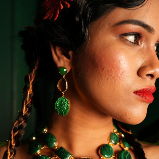 COLOUR ME GREEN EARRING