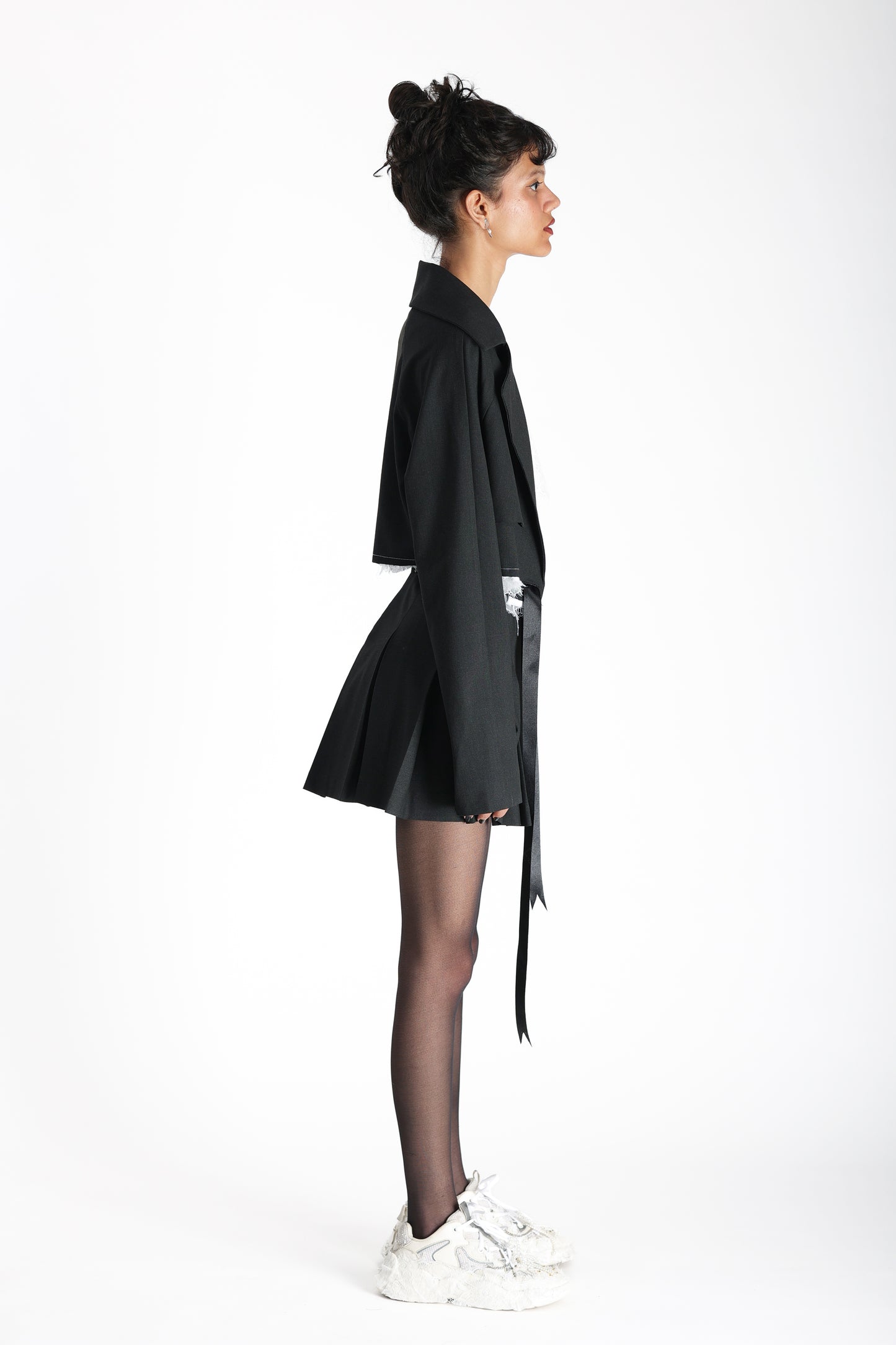 UNFINISHED CROPPED BLAZER
