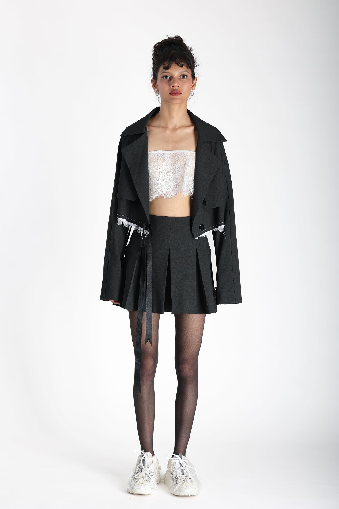 UNFINISHED CROPPED BLAZER