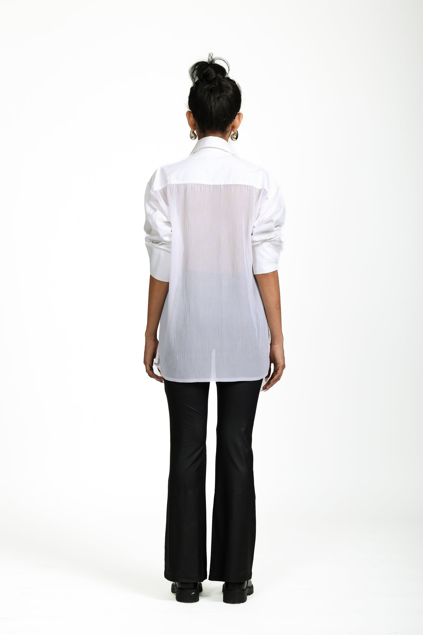 WHITE SHEER SHIRT