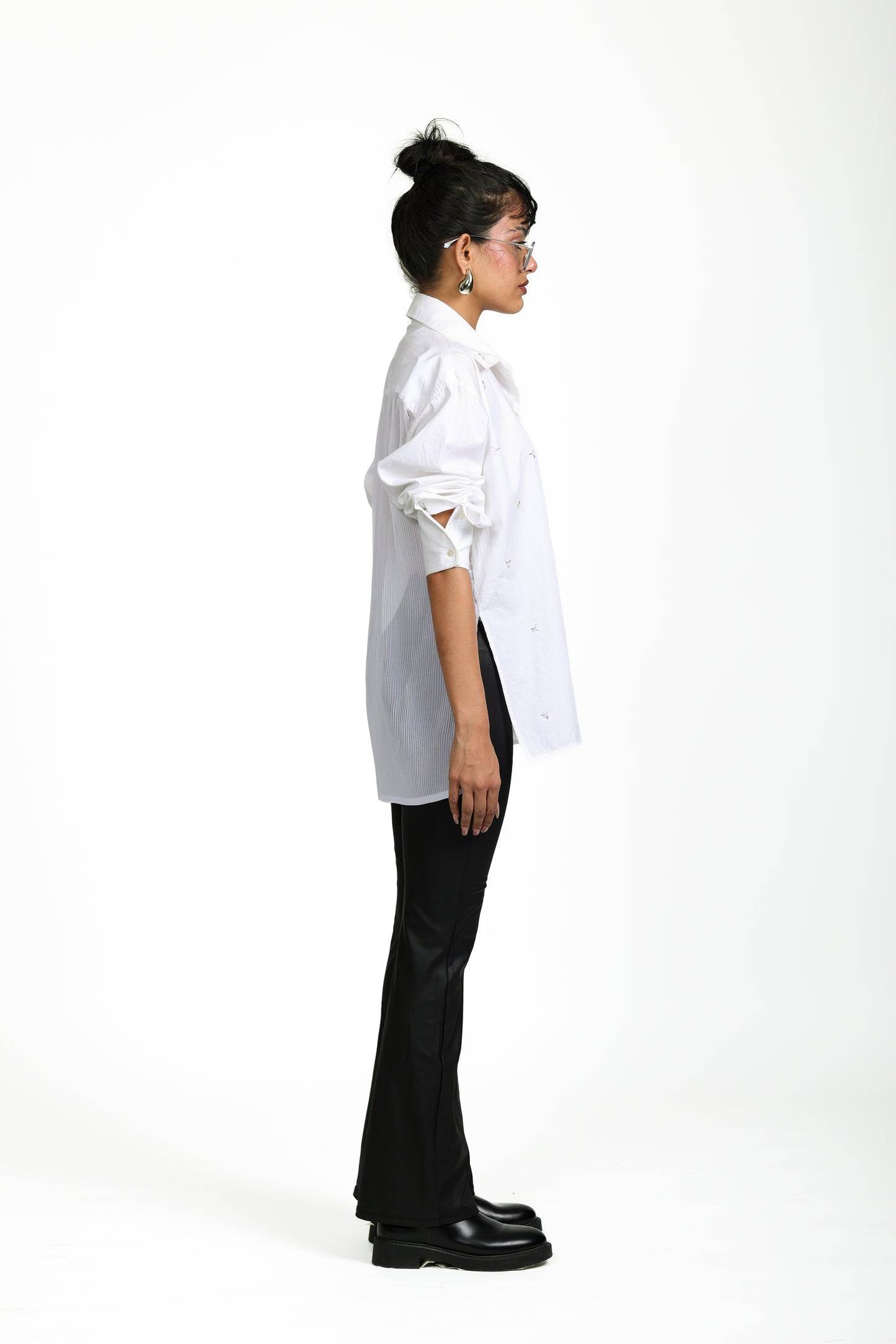 WHITE SHEER SHIRT