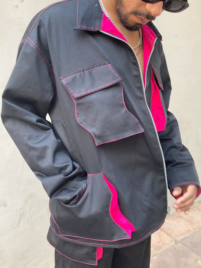 kid's river jacket black